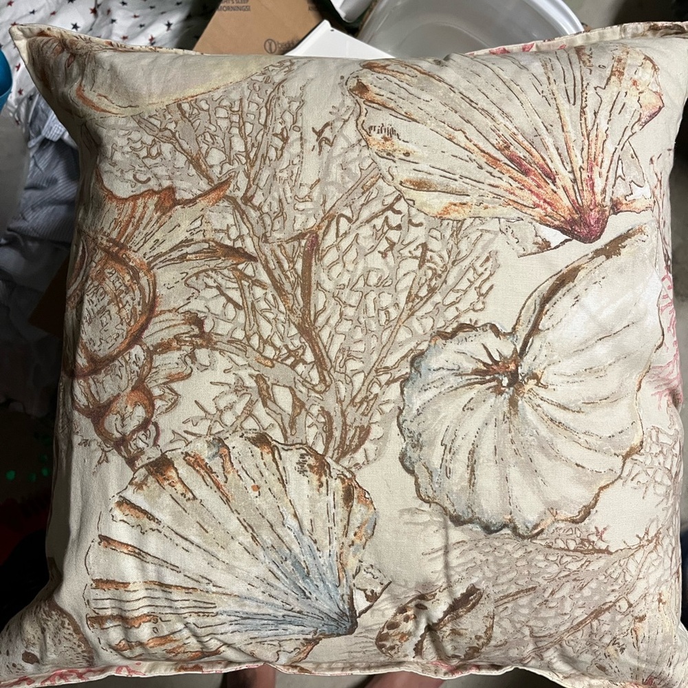 Pottery Barn Coastal Inspired Oversized Decorative Accent Pillows